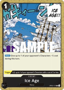 Ice Age (OP02-117)⁣ - Paramount War⁣ (Uncommon)⁣ [117]