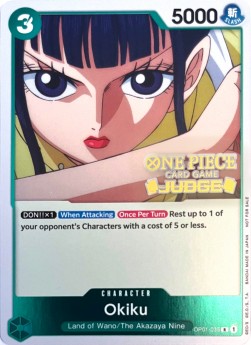 Okiku (OP01-035)⁣ - Judge Promos⁣ (Rare)⁣ [OP01-035]