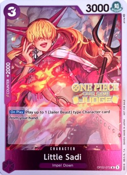 Little Sadi (OP02-073)⁣ - Judge Promos⁣ (Rare)⁣ [OP02-073]