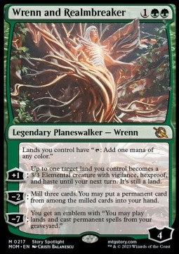 Wrenn and Realmbreaker⁣ - March of the Machine⁣ (Mythic)⁣ [217]