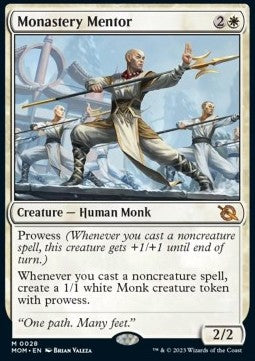 Monastery Mentor⁣ - March of the Machine⁣ (Mythic)⁣ [28]