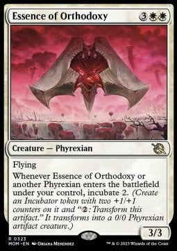 Essence of Orthodoxy (V.1)⁣ - March of the Machine: Extras⁣ (Rare)⁣ [323]
