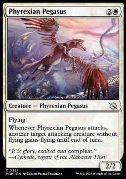 Phyrexian Pegasus⁣ - March of the Machine: Extras⁣ (Common)⁣ [324]
