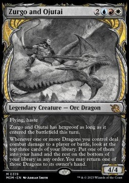 Zurgo and Ojutai⁣ - March of the Machine: Extras⁣ (Mythic)⁣ [319]