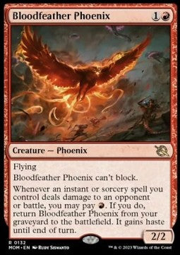 Bloodfeather Phoenix⁣ - March of the Machine⁣ (Rare)⁣ [132]