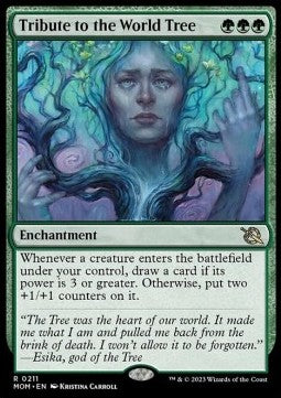 Tribute to the World Tree⁣ - March of the Machine⁣ (Rare)⁣ [211]