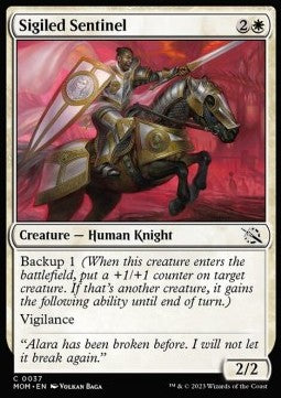 Sigiled Sentinel⁣ - March of the Machine⁣ (Common)⁣ [37]
