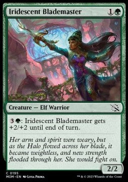 Iridescent Blademaster⁣ - March of the Machine⁣ (Common)⁣ [195]