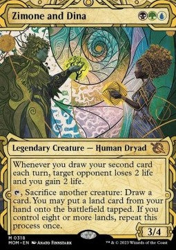 Zimone and Dina⁣ - March of the Machine: Extras⁣ (Mythic)⁣ [318]
