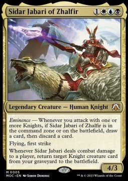 Sidar Jabari of Zhalfir⁣ - Commander: March of the Machine⁣ (Mythic)⁣ [5]