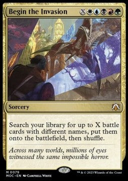 Begin the Invasion⁣ - Commander: March of the Machine⁣ (Mythic)⁣ [79]