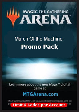 Arena Code Card (Promo Pack)⁣ - March of the Machine: Extras⁣ (Code Card)