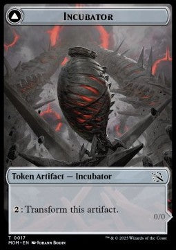 Incubator Token // Phyrexian Token (A 0/0) (V.2)⁣ - March of the Machine: Extras⁣ (Token)⁣ [T17]