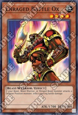 Enraged Battle Ox⁣ - Invasion of Chaos (25th Anniversary Edition)⁣ (Rare)⁣ [070]