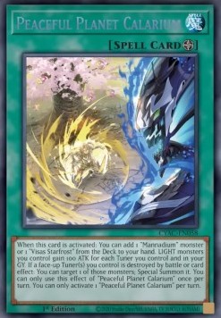 Peaceful Planet Calarium⁣ - Cyberstorm Access⁣ (Secret Rare)⁣ [058]