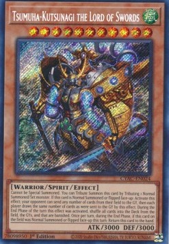 Tsumuha-Kutsunagi the Lord of Swords (V.1 - Secret Rare)⁣ - Cyberstorm Access⁣ (Secret Rare)⁣ [024]