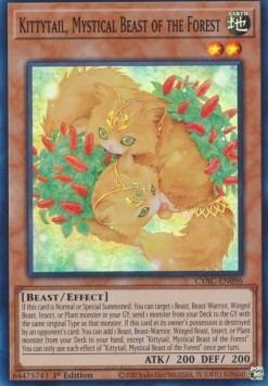 Kittytail, Mystical Beast of the Forest⁣ - Cyberstorm Access⁣ (Super Rare)⁣ [096]