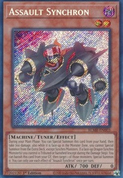Assault Synchron (V.1 - Secret Rare)⁣ - Battles of Legend: Monstrous Revenge⁣ (Secret Rare)⁣ [003]