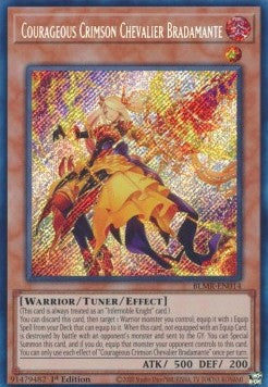 Courageous Crimson Chevalier Bradamante⁣ - Battles of Legend: Monstrous Revenge⁣ (Secret Rare)⁣ [014]