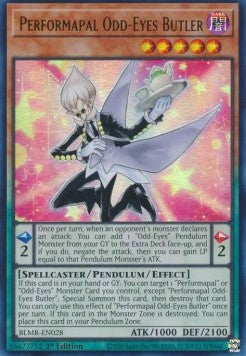 Performapal Odd-Eyes Butler⁣ - Battles of Legend: Monstrous Revenge⁣ (Ultra Rare)⁣ [028]