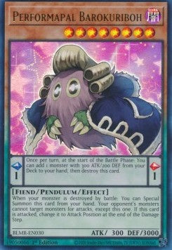 Performapal Barokuriboh⁣ - Battles of Legend: Monstrous Revenge⁣ (Ultra Rare)⁣ [030]