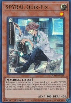 SPYRAL Quik-Fix (V.1 - Ultra Rare)⁣ - Battles of Legend: Monstrous Revenge⁣ (Ultra Rare)⁣ [056]