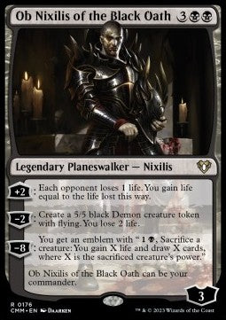 Ob Nixilis of the Black Oath⁣ - Commander Masters⁣ (Rare)⁣ [176]