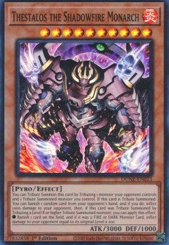 Thestalos the Shadowfire Monarch⁣ - Duelist Nexus⁣ (Super Rare)⁣ [023]