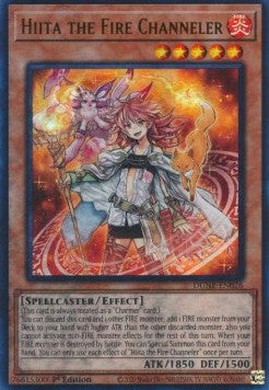Hiita the Fire Channeler (V.1 - Ultra Rare)⁣ - Duelist Nexus⁣ (Ultra Rare)⁣ [026]