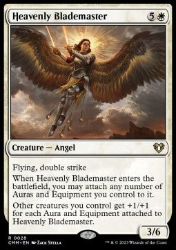 Heavenly Blademaster⁣ - Commander Masters⁣ (Rare)⁣ [28]