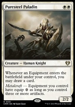 Puresteel Paladin⁣ - Commander Masters⁣ (Rare)⁣ [51]