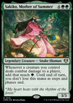 Sakiko, Mother of Summer⁣ - Commander Masters⁣ (Rare)⁣ [319]