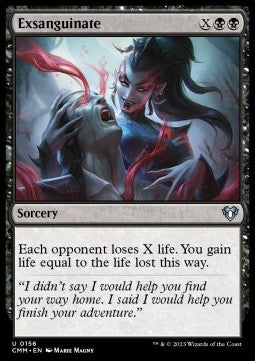 Exsanguinate⁣ - Commander Masters⁣ (Uncommon)⁣ [156]