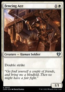 Fencing Ace⁣ - Commander Masters⁣ (Uncommon)⁣ [23]