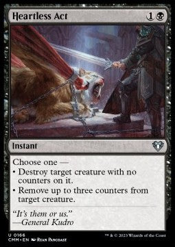 Heartless Act⁣ - Commander Masters⁣ (Uncommon)⁣ [166]