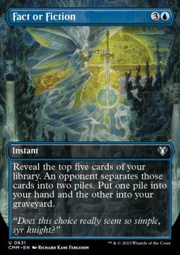 Fact or Fiction⁣ - Commander Masters: Extras⁣ (Uncommon)⁣ [631]