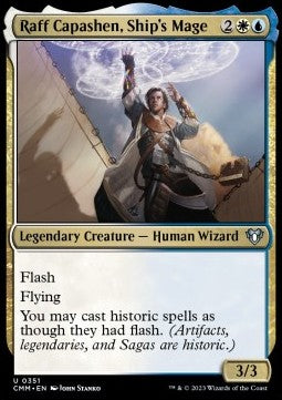 Raff Capashen, Ship's Mage⁣ - Commander Masters⁣ (Uncommon)⁣ [351]