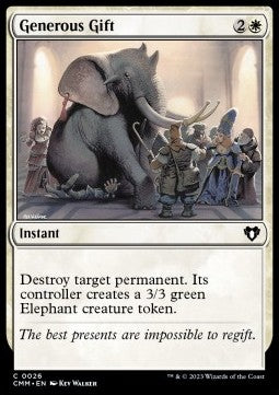 Generous Gift⁣ - Commander Masters⁣ (Common)⁣ [26]