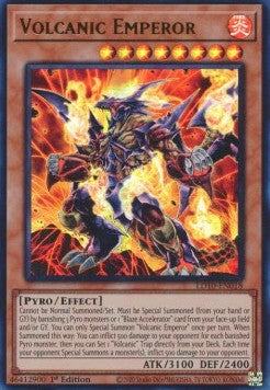 Volcanic Emperor⁣ - Legendary Duelists: Soulburning Volcano⁣ (Ultra Rare)⁣ [018]