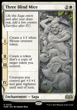 Three Blind Mice⁣ - Wilds of Eldraine⁣ (Rare)⁣ [35]