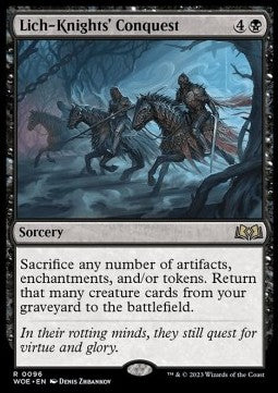 Lich-Knights' Conquest - Wilds of Eldraine (Rare) [WOE-96]
