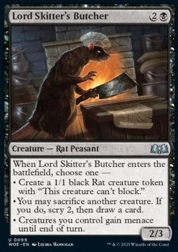 Lord Skitter's Butcher⁣ - Wilds of Eldraine⁣ (Uncommon)⁣ [99]