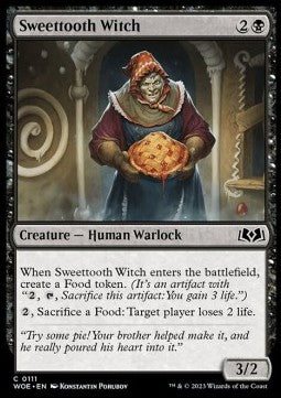 Sweettooth Witch⁣ - Wilds of Eldraine⁣ (Common)⁣ [111]