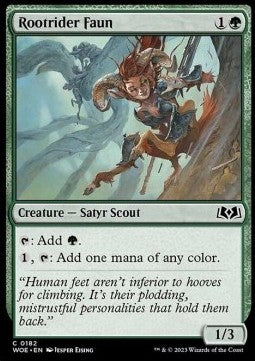 Rootrider Faun⁣ - Wilds of Eldraine⁣ (Common)⁣ [182]