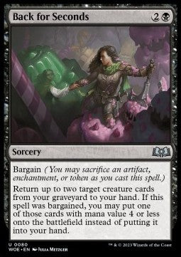 Back for Seconds⁣ - Wilds of Eldraine⁣ (Uncommon)⁣ [80]