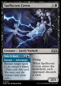 Spellscorn Coven // Take It Back⁣ - Wilds of Eldraine⁣ (Uncommon)⁣ [237]