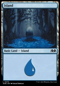 Island (V.3)⁣ - Wilds of Eldraine⁣ (Land)⁣ [270]