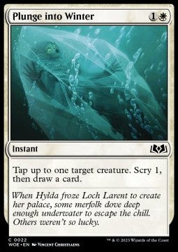 Plunge into Winter⁣ - Wilds of Eldraine⁣ (Common)⁣ [22]