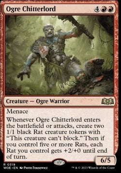 Ogre Chitterlord (V.1)⁣ - Wilds of Eldraine: Extras⁣ (Rare)⁣ [319]
