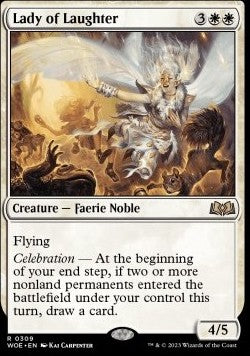 Lady of Laughter (V.1)⁣ - Wilds of Eldraine: Extras⁣ (Rare)⁣ [309]